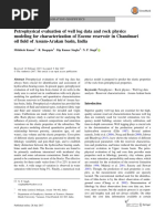 Petrophysical Evaluation of Well Log Data and Rock