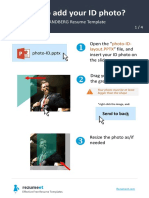 How To Add Your ID Photo?: Open The " " File, and Insert Your ID Photo On The Slide photo-ID
