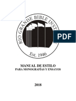 Manual de Estilo para Monografías y Ensayos