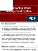 Blood Bank & Donor Management System