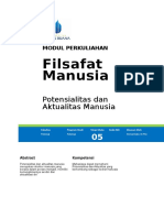 Filsafat Manusia 5 - Potensialitasaktualitas Manusia