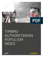Timbro Authoritarian Populism Index