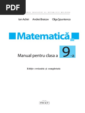 Ix Matematica In Limba Romana