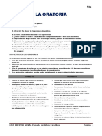 La Oratoria: Comunicación 5to Primaria