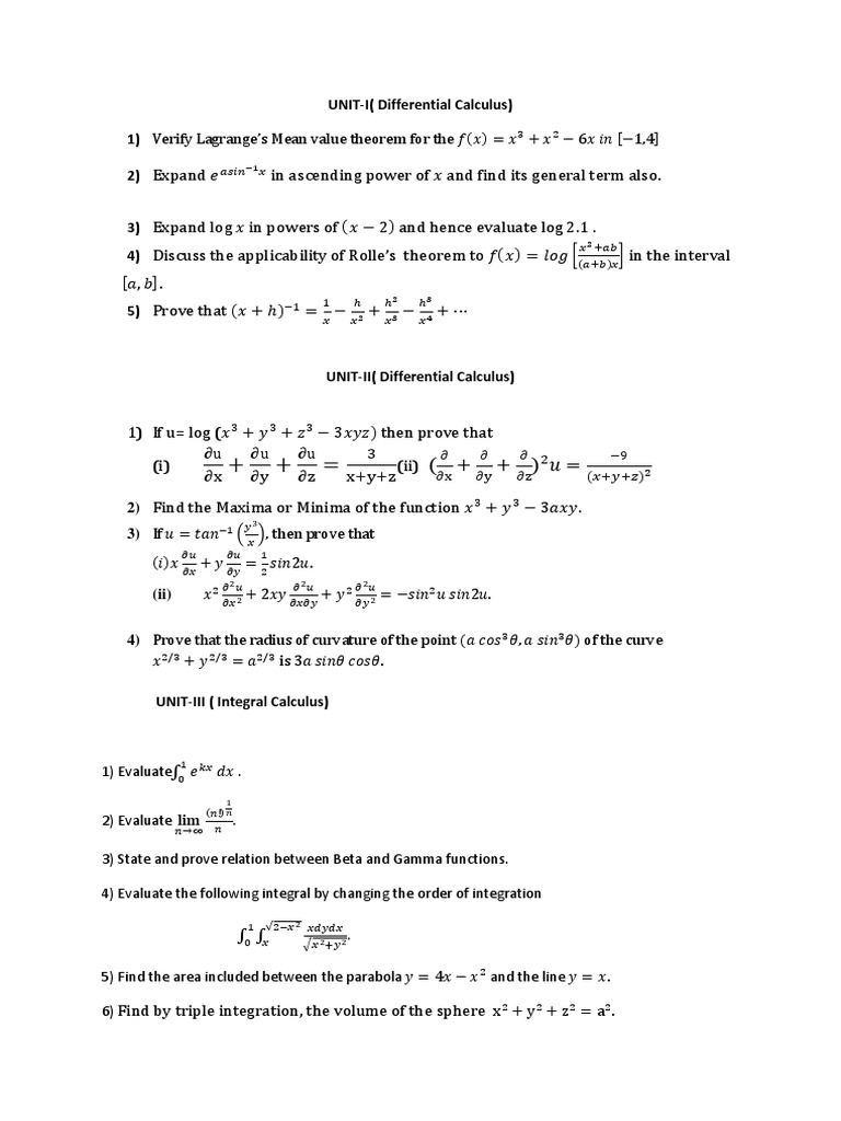 M I Assignmet 19new Matrix Mathematics Integral