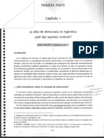 25 Años de Democracia en Argentina - MECLE - NERI