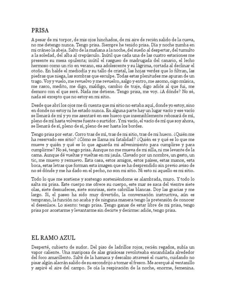Octavio Paz-Cuentos | PDF | Naturaleza