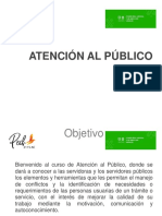 Atención al público