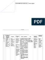 Matriz de Programación - 3°