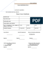 Corses Clasficatn - 3 Docs