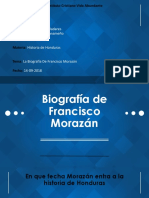 Biografía de Francisco Morazán