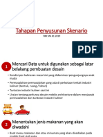 Tahapan Penyusunan Skenario Studio Perancangan Desain