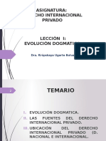 Lección 1 - Origenes, Evolución Del DIPV - KUB 1