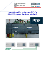 Comunicacionn Entre Cpus s7 1200 en Red Profinet Vc3ada Tcp Doc