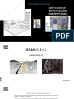 Diapositiva # 2 Métodos Subterráneos 2017 I S 1-2