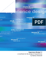 Experience Design 1.1 - A Manifesto For The Design of Experiences - Nathan Shedroff PDF