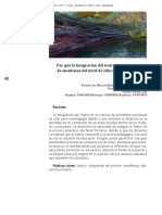 Por Qué La Integración Del Teatro en El Proceso de Enseñanza Del Nivel de Educación Primaria