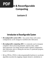 FPGA & Reconfigurable Computing: Lecture-2