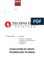 Evolution of Space Technology in India