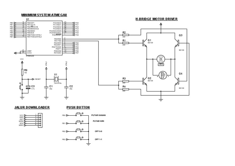 ATmega8 Circuit Pinout Guide | PDF