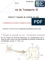 eQUAÇÃO DA CONDUÇÃO DE CALOR