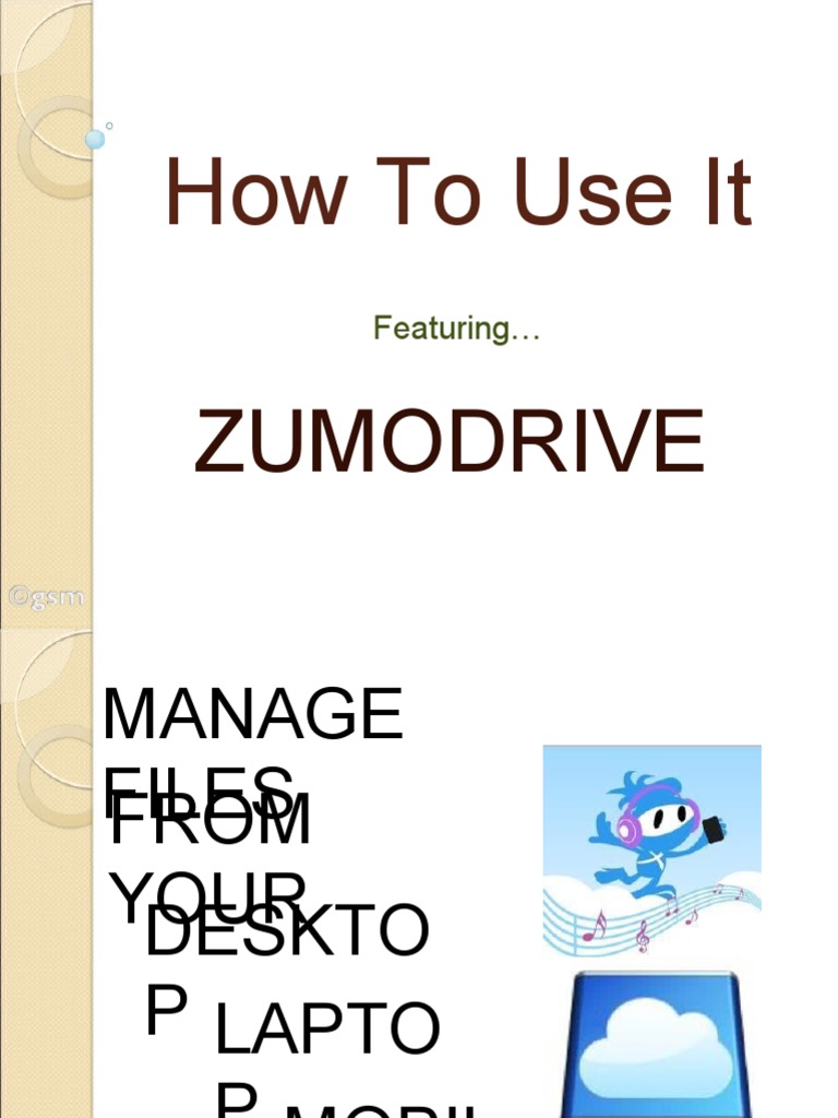 ZumoDrive File Management Guide | PDF