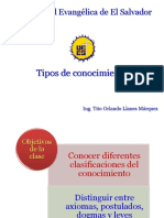 Tipos de Conocimiento