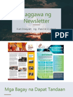 Paggawa NG Newsletter