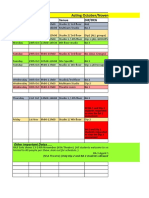 Acting October/November Practical Exam Time Table 2019: Day Date Time Venue Dip/Deg