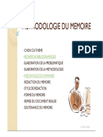 Methodologie Du Memoire PDF