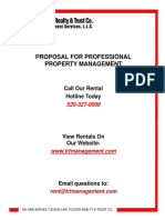 Professional Property Management Proposal