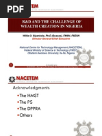 Download RD and the Challenges of Wealth Creation in Nigeria by State House Nigeria SN43591028 doc pdf