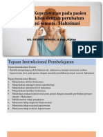 PERTEMUAN II Asuhan Keperawatan Pada Pasien Dengan Klien Dengan Perubahan Halusinasi