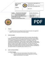 Policies & Procedures for Hospital Central Sterile Supply Room