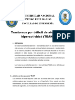 Trastornos Por Déficit de Atención e HiperactividadDD