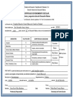 Modelos Certificados 2018 (1º y 2º Ciclos)