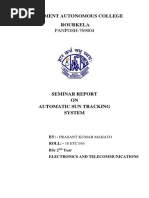 (REPORT) - Automatic Sun Tracking System