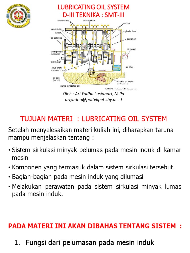 Lo System of Main Engine | PDF | Teknologi & Rekayasa