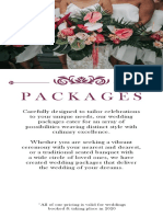Wedding Packages 2019/2020