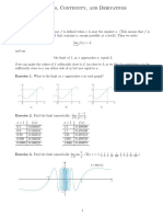 2 Limits, Continuity, and Derivatives