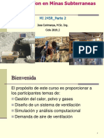 Ventilacion en Minas Subterraneas: Factores, Metodos de Control y Normativa