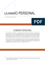 DOMINIO PERSONAL - Teoria de Sistema