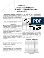 Informe I Caracterizacion Transformador Monofasico