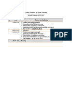 Schedule Komunikasi Efektif