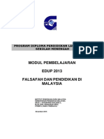 Edup2013 - Falsafah Dan Pendidikan Di Malaysia