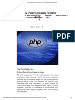 Bahasa Pemrograman Populer PHP Uba