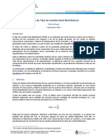 ITCRM - Índices de Tipo de Cambio Real Multilateral de Argentina