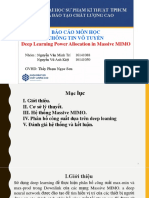 Báo Cáo Môn HọC Thông Tin Vô Tuyến: Deep Learning Power Allocation in Massive MIMO