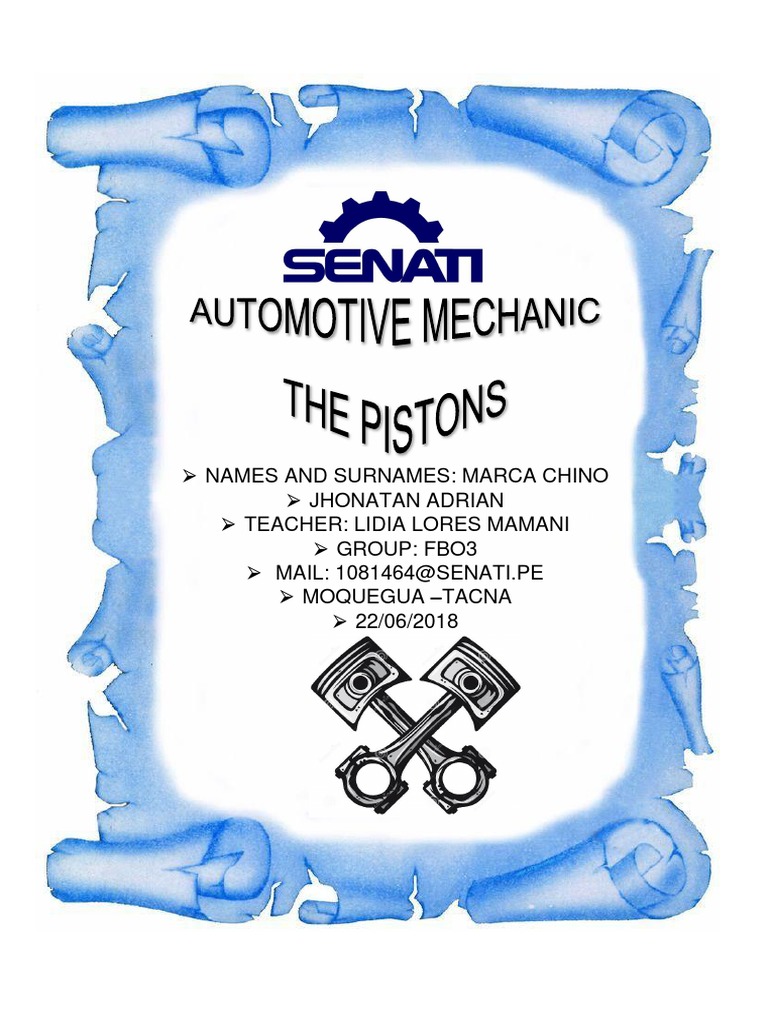 Tarea Ingles PDF Piston Cylinder (Engine)