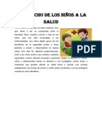 El Derecho de Los Niños A La Salud